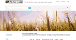 Desktop Screenshot of mystockfootage.com